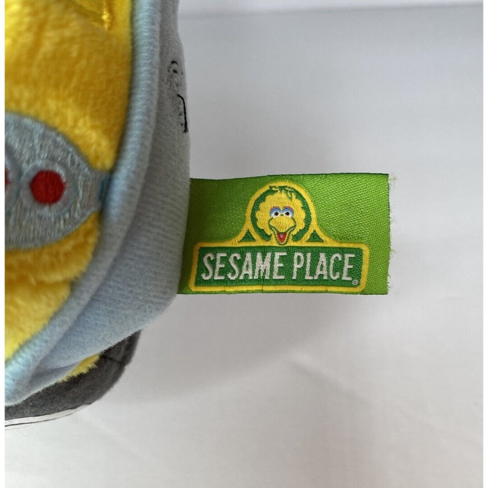 Sesame Street Oscar The Grouch Wacky Taxi Rare Yellow Plush 12 inches - Picture 8 of 11